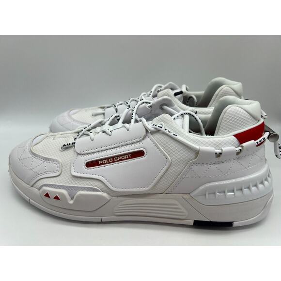 Polo Ralph Lauren Polo Sport PS200 SK LTL White Sneakers Men\'s Size 11 main image 12
